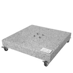 Mobilny stojak na parasole 140 kg - granitowy na kółkach