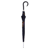 Elegance Boheme Viola - luksusowy parasol damski z abstrakcyjnym nadrukiem kwiatowym