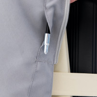 Pokrowiec ochronny na parasole wahadłowe o długości do 350 cm i wymiarach 300x300 w kolorze szarym