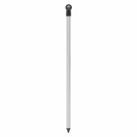Słupek dolny do parasoli Active 22/25 mm srebrny