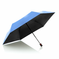 KNIRPS U.200 CZARNY Z RÓŻĄ - elegancki damski parasol w pełni automatyczny