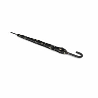 KNIRPS T.760 DOT ART BLACK - elegancki, goły parasol strzelecki