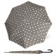 KNIRPS T.760 DOT ART TAUPE - elegancki parasol strzelecki bez osłony