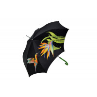 Elegance Boheme Tropicale - luksusowy damski parasol z kwiatowym nadrukiem