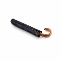 KNIRPS S.570 LARGE CHECK BLACK - męski parasol strzelecki
