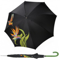 Elegance Boheme Tropicale - luksusowy damski parasol z kwiatowym nadrukiem