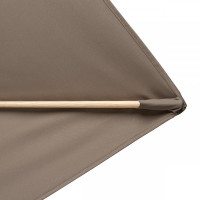 ALU WOOD 210 x 140 cm - parasol z automatycznym odchylaniem i ochroną UV ULTRA