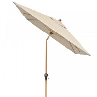 ALU WOOD 210 x 140 cm - parasol z automatycznym odchylaniem i ochroną UV ULTRA