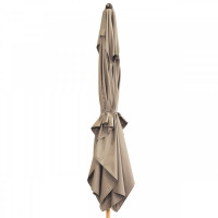 ALU WOOD 210 x 140 cm - parasol z automatycznym odchylaniem i ochroną UV ULTRA