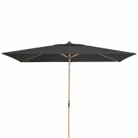 ALU WOOD 210 x 140 cm - parasol z automatycznym odchylaniem i ochroną UV ULTRA