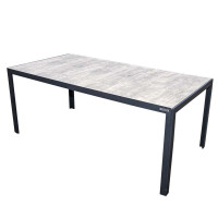 BERGAMO ACTIVE szary - komplet wypoczynkowy aluminiowy 4+1