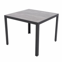 BERGAMO EXPERT WOOD - komplet wypoczynkowy aluminiowy 4+1