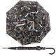 Fiber Flex AC Scribble Black - damski parasol