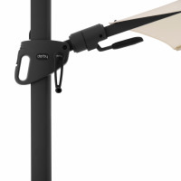 DERBY DX 335 cm – parasol ogrodowy z nogą boczną