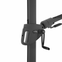 DERBY DX 335 cm – parasol ogrodowy z nogą boczną