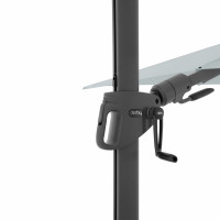 DERBY DX 210 x 210 cm - parasol ogrodowy z nogą boczną