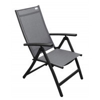EXPERT ACTIVE szary - zestaw wypoczynkowy 4+1 z aluminium