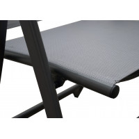 EXPERT ACTIVE szary - zestaw wypoczynkowy 4+1 z aluminium