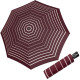 Fiber Magic Timeless Red Stripes - w pełni automatyczny parasol damski
