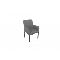 PRATO PARIS SOLID GREY - luksusowy zestaw ogrodowy 8+1