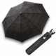 Gran Turismo Check Black - w pełni automatyczny składany parasol męski