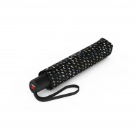 Knirps A 200 Medium Duomatic swarm black- elegancki damski parasol w pełni automatyczny