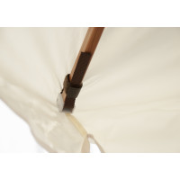 Gastro Magic Junior Alu Wood 2 x 2 m - parasol z falbanką