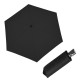 Fibre Micro Flat uni black - w pełni automatyczny parasol damski/męski