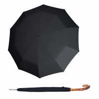 KNIRPS T.771 LONG CHECK NAVY - męski parasol strzelecki goły