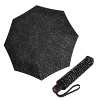 Knirps A 200 Medium Duomatic swarm black- elegancki damski parasol w pełni automatyczny