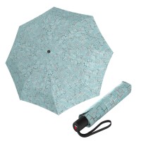 Knirps A 200 Medium Duomatic cubes ice- elegancki parasol w pełni automatyczny