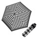 Fiber Havanna Black&White - damski parasol składany