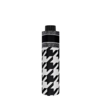 Fibre Havanna Black&White - damski parasol składany mechanicznie