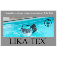 PARIS LIKA-TEX® antracyt - luksusowa 3-osobowa sofa ogrodowa
