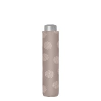 Mini Light Soul taupe - składany parasol damski
