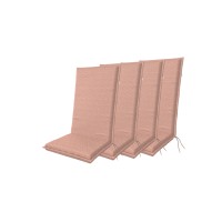 ART 4041 wysoka - komplet 4 szt. - poduszki na krzesło i fotel