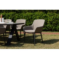 LIVORNO PARIS SWIVEL GREY - luksusowy zestaw ogrodowy 6+1