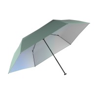 KNIRPS US.050 BLACK WITH ROSE - lekki damski parasol składany na płasko