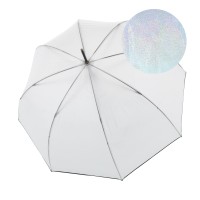 Knirps C.760 Stick Transparent Play - przezroczysty parasol damski