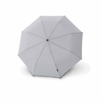 KNIRPS T.200 Medium Duomatic Melange szary - elegancki w pełni automatyczny parasol