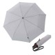 KNIRPS T.200 Medium Duomatic Melange szary - elegancki w pełni automatyczny parasol