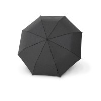 KNIRPS T.200 Medium Duomatic Melange czarny - elegancki w pełni automatyczny parasol