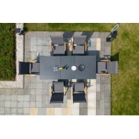 LIVORNO - składany stół ogrodowy 180/240 x 100 x 75,5 cm