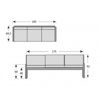 MORISS - aluminiowy zestaw ogrodowy