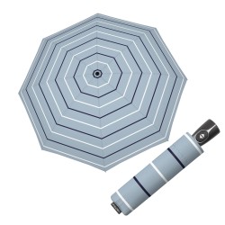 Fibre Magic Leaves blue – w pełni automatyczny parasol damski