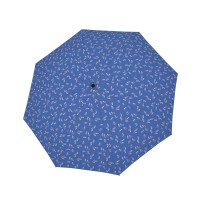 Fibre Magic Leaves blue – w pełni automatyczny parasol damski
