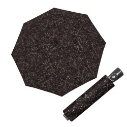 Fibre Magic Leaves blue – w pełni automatyczny parasol damski