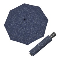 Fibre Magic Leaves blue – w pełni automatyczny parasol damski