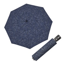 Fibre Magic Leaves blue – w pełni automatyczny parasol damski