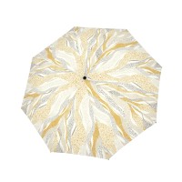 Fibre Magic Leaves blue – w pełni automatyczny parasol damski